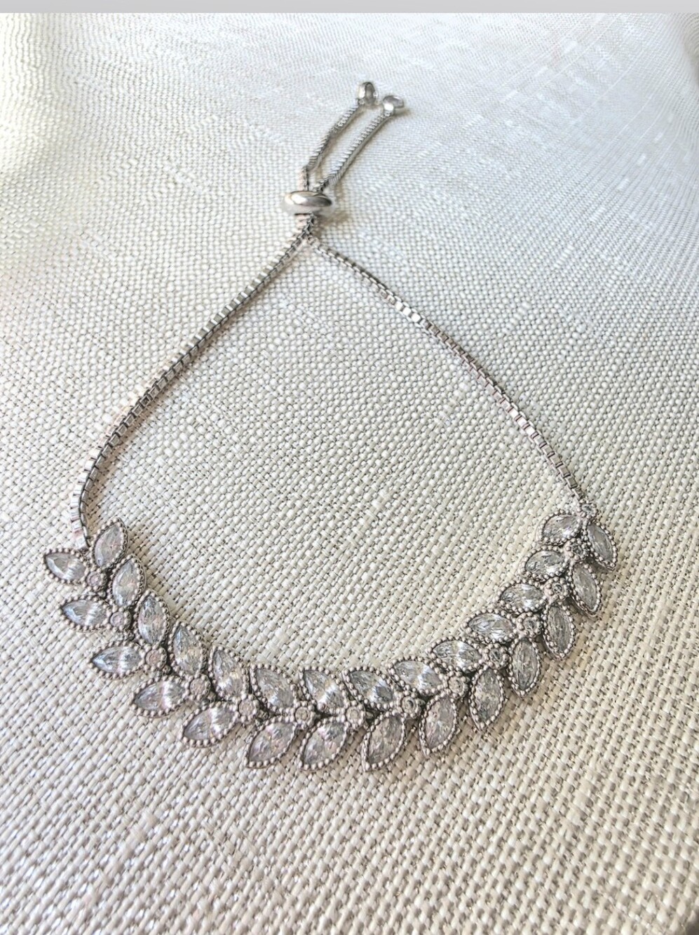 Adjustable bolo slider bracelet